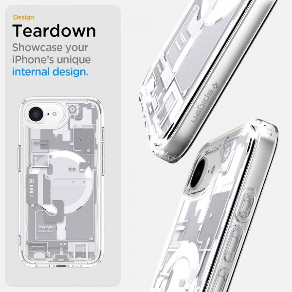 Spigen iPhone 16e/iPhone 17e Cover Ultra Hybrid Zero One MagFit Hvid