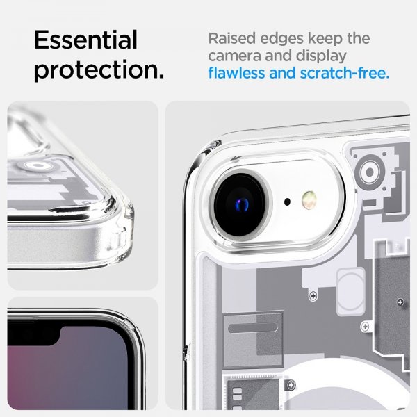 Spigen iPhone 16e/iPhone 17e Cover Ultra Hybrid Zero One MagFit Hvid