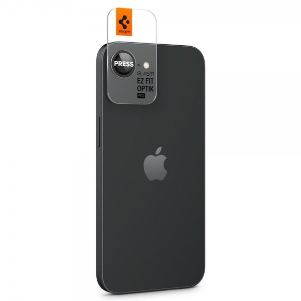 Spigen iPhone 16/17 Kamerabeskytter GLAS.tR EZ Fit Optik Pro 2-pak
