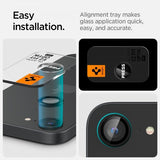 Spigen iPhone 16/17 Kamerabeskytter GLAS.tR EZ Fit Optik Pro 2-pak