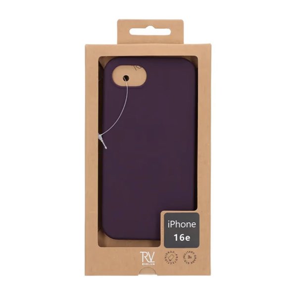 iPhone 16./17. cover silikone lilla