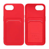 iPhone 16./17. cover kortholder rød