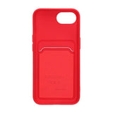 iPhone 16./17. cover kortholder rød