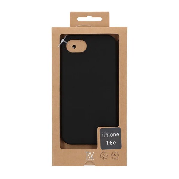 iPhone 16./17. cover silikone sort