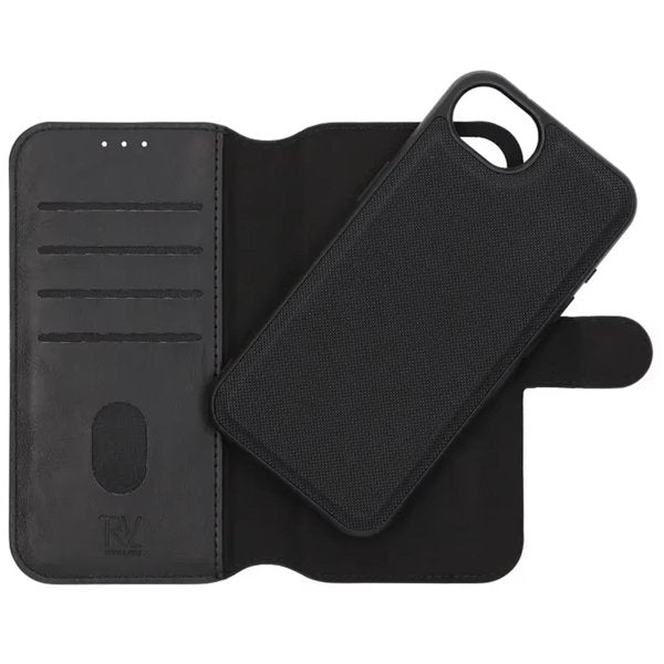 Rvelon iPhone 16/17 Futteral Magnetisk Aftageligt Cover Sort