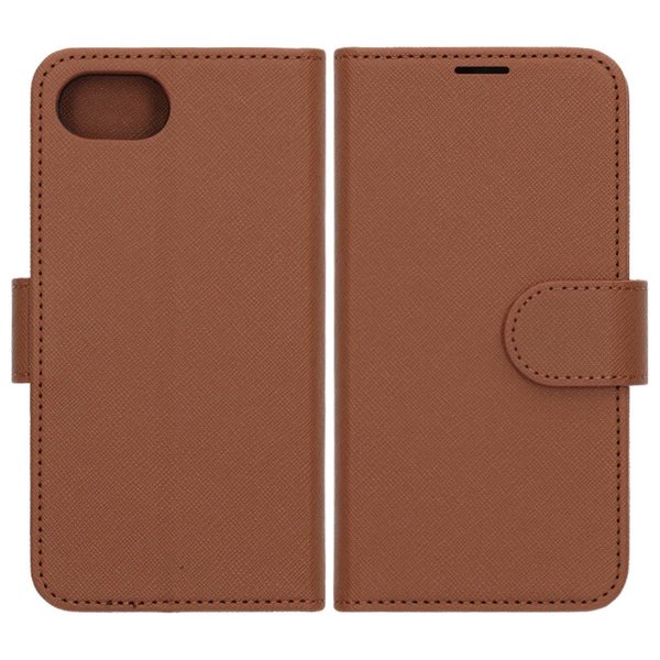 iPhone 16./17. Etui med Kortlomme, Stativfunktion, Brun