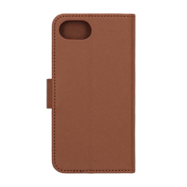 iPhone 16./17. Etui med Kortlomme, Stativfunktion, Brun