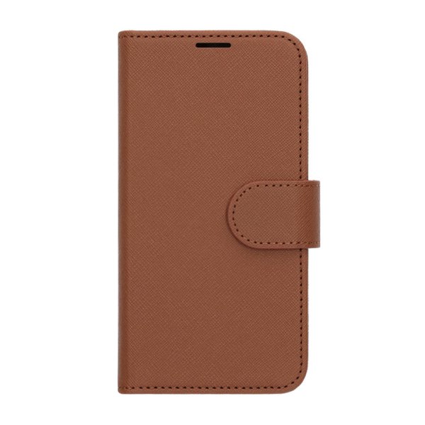 iPhone 16./17. Etui med Kortlomme, Stativfunktion, Brun