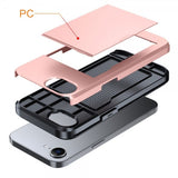 iPhone 16./17. Cover Card Slide Grøn