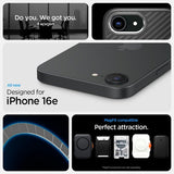 Spigen iPhone 16/17 Cover Enzo Aramid MagFit Matte Black