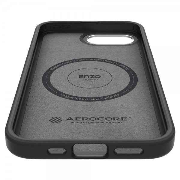 Spigen iPhone 16/17 Cover Enzo Aramid MagFit Matte Black