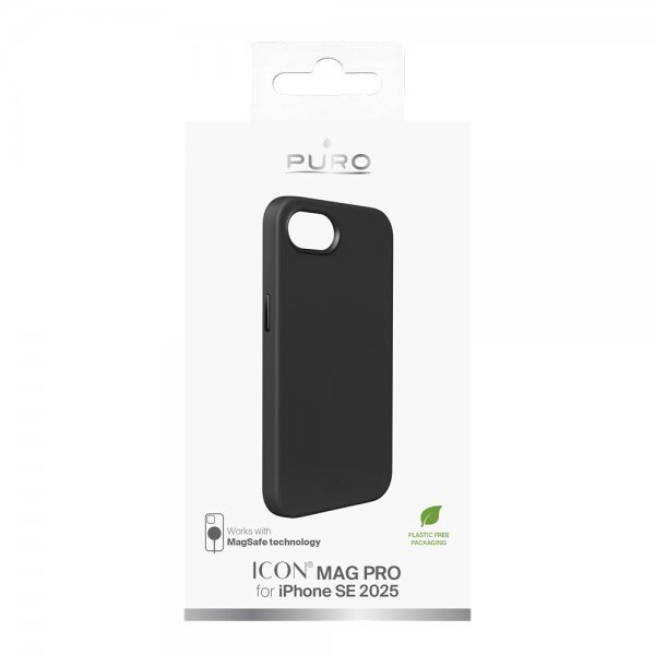 Puro iPhone 16e/17e Cover ICON Mag Pro Sort