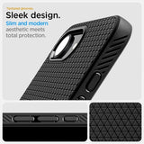 Spigen iPhone 16/17 Cover Liquid Air Mat Sort