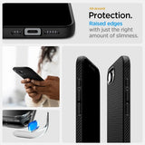 Spigen iPhone 16/17 Cover Liquid Air Mat Sort
