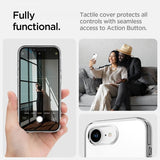 Spigen iPhone 16e/17e Cover Liquid Crystal MagFit Clear White