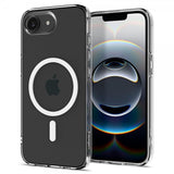 Spigen iPhone 16e/17e Cover Liquid Crystal MagFit Clear White