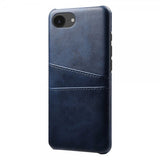 iPhone 16./17. cover med to kortlommer Blå