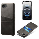 iPhone 16./17. cover med to kortlommer, sort