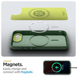 Spigen iPhone 16./17. Cover Nano Pop MagFit Avo Green