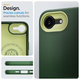 Spigen iPhone 16./17. Cover Nano Pop MagFit Avo Green