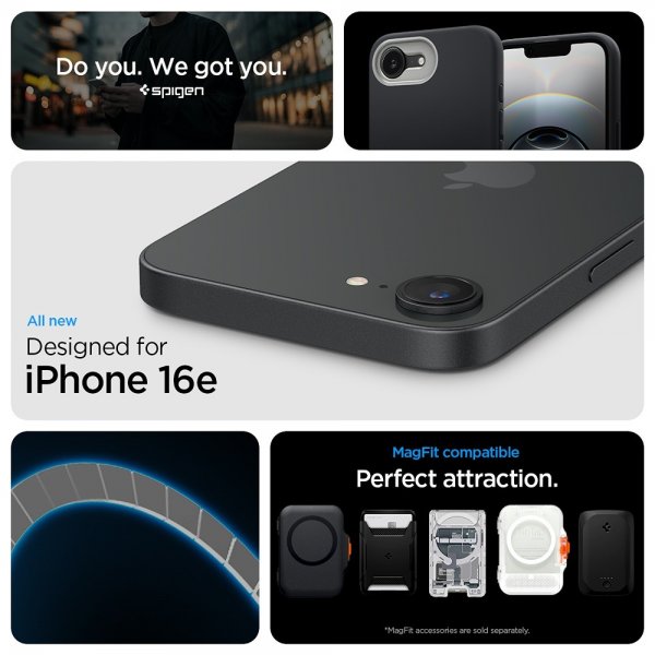 Spigen iPhone 16/17 Cover Nano Pop MagFit Black Sesame