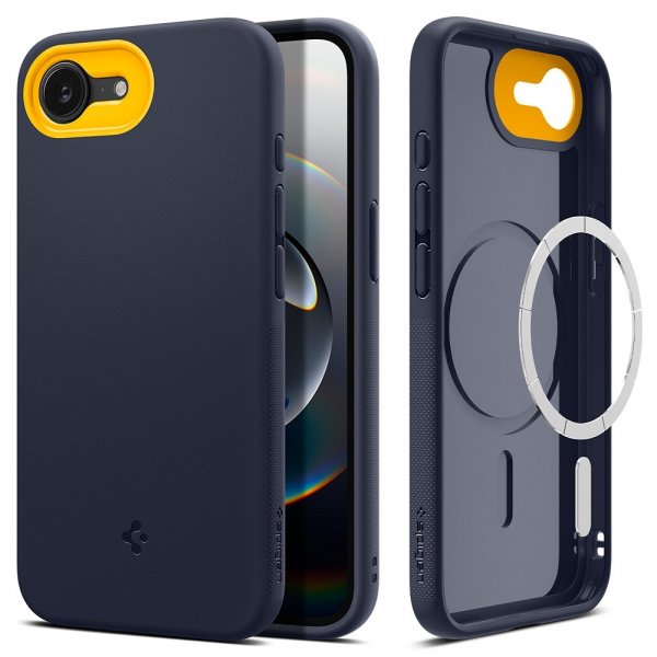 Spigen iPhone 16./17. Cover Nano Pop MagFit Blueberry Navy