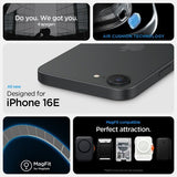 Spigen iPhone 16./17. Cover Rugged Armor MagFit Mat Sort