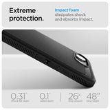 Spigen iPhone 16./17. Cover Rugged Armor MagFit Mat Sort