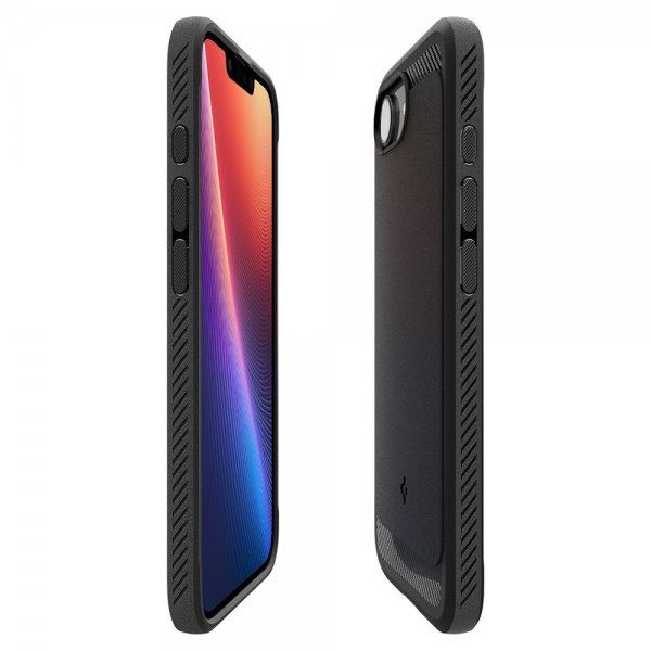 Spigen iPhone 16./17. Cover Rugged Armor MagFit Mat Sort