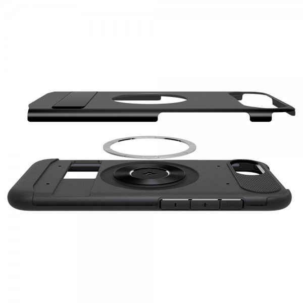 Spigen iPhone 16./17. Cover Slim Armor MagFit Sort