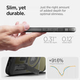Spigen iPhone 16/17 Cover Tough Armor MagFit Frost Black