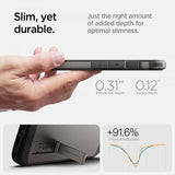 Spigen iPhone 16/17 Cover Tough Armor MagFit Gunmetal