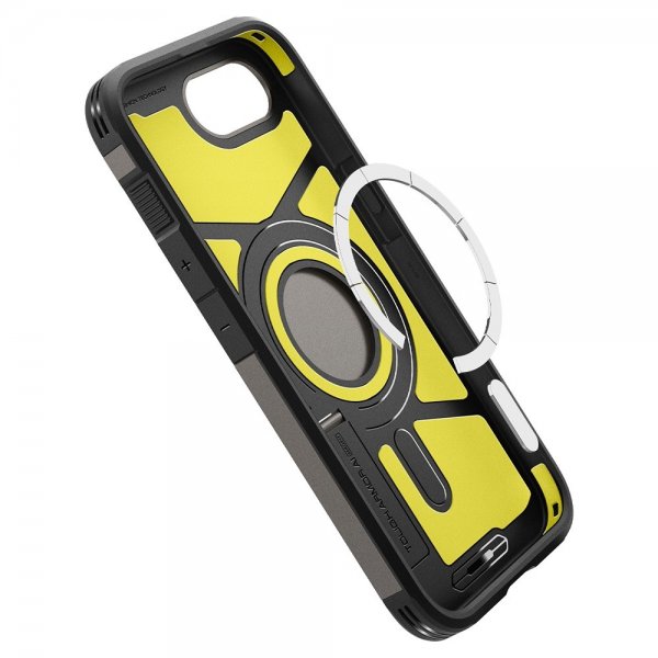 Spigen iPhone 16/17 Cover Tough Armor MagFit Gunmetal