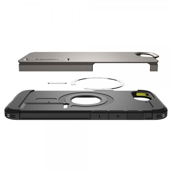 Spigen iPhone 16/17 Cover Tough Armor MagFit Gunmetal