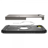 Spigen iPhone 16/17 Cover Tough Armor MagFit Gunmetal