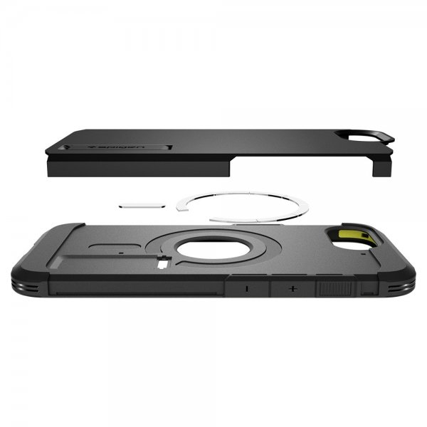 Spigen iPhone 16./17. Skal Tough Armor MagFit Sort