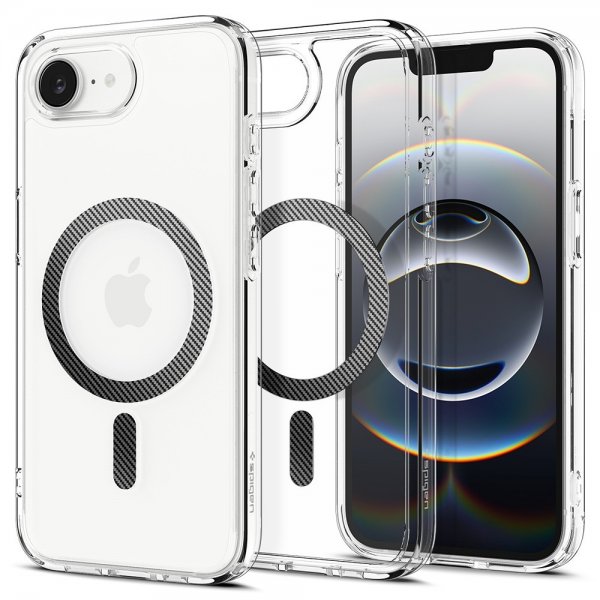 Spigen iPhone 16/17 Cover Ultra Hybrid MagFit Carbon Fiber