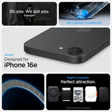 Spigen iPhone 16e/17e Cover Ultra Hybrid MagFit Klar Hvid