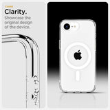 Spigen iPhone 16e/17e Cover Ultra Hybrid MagFit Klar Hvid