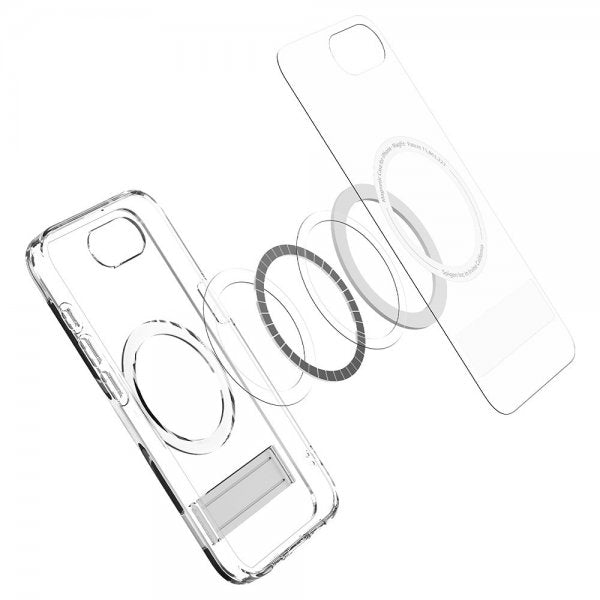 Spigen iPhone 16/17 Cover Ultra Hybrid S MagFit Clear White