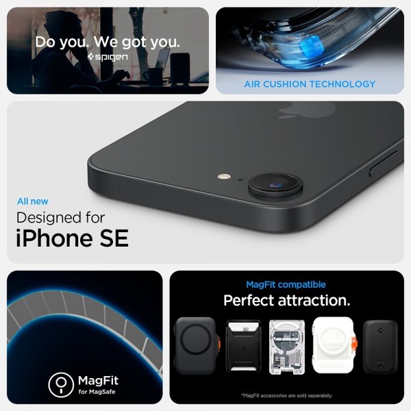 Spigen iPhone 16/17 Cover Ultra Hybrid S MagFit Frost Black