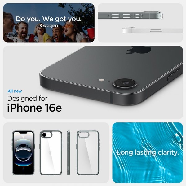 Spigen iPhone 16/17 Cover Ultra Hybrid Space Crystal