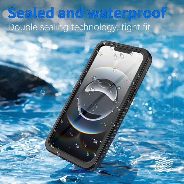 Redpepper iPhone 16e/17e Cover Vandtæt IP68 Sort