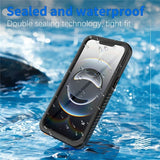 Redpepper iPhone 16e/17e Cover Vandtæt IP68 Sort