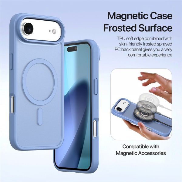 Dux Ducis iPhone Air Cover 2-i-1 Lawa Series MagSafe Blå