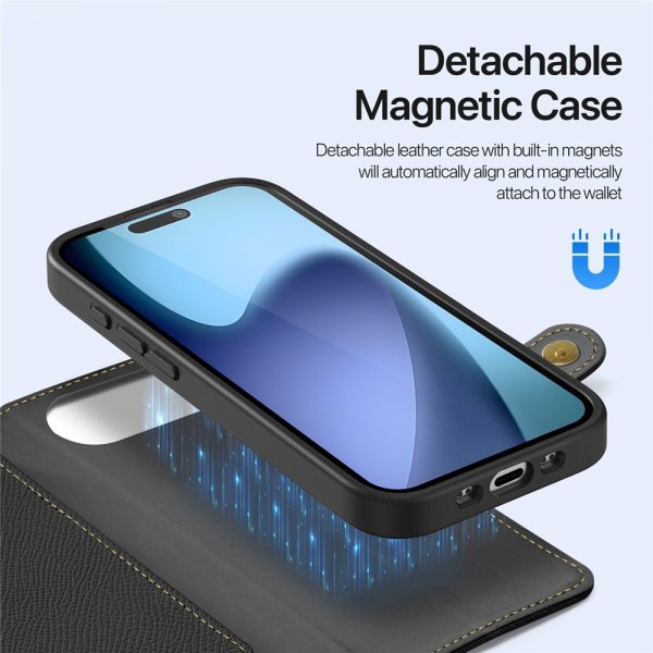 Dux Ducis iPhone Air Cover 2-i-1 Lawa Series MagSafe Sort