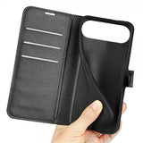iPhone Air Etui Litchi Sort
