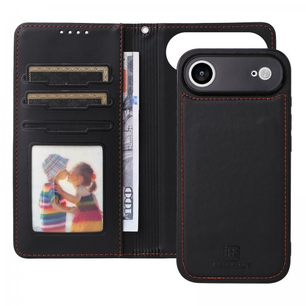 Betopnice iPhone Air Cover med aftageligt Cover 005 Sort