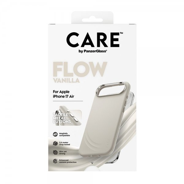 CARE by PanzerGlass iPhone Air Cover Flow MagSafe Vanilla