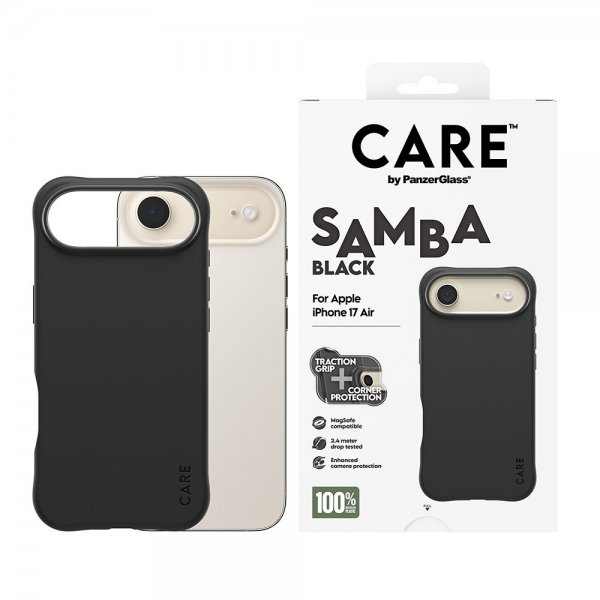 CARE by PanzerGlass iPhone Air Cover Samba MagSafe Sort